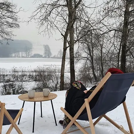 Vakantiehuis Nasz - Dom Dla 15 Osob, Sauna, Widok Na Staw, Wielka Dzialka *