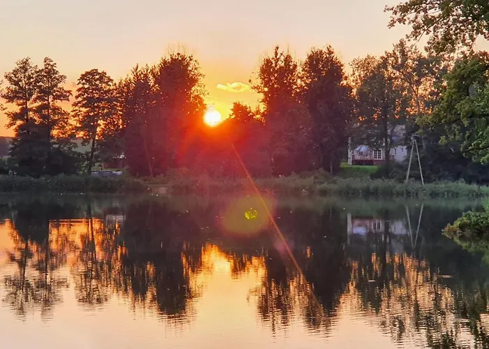 Casa de Férias Nasz - Dom Dla 15 Osób, Sauna, Widok Na Staw, Wielka Działka *